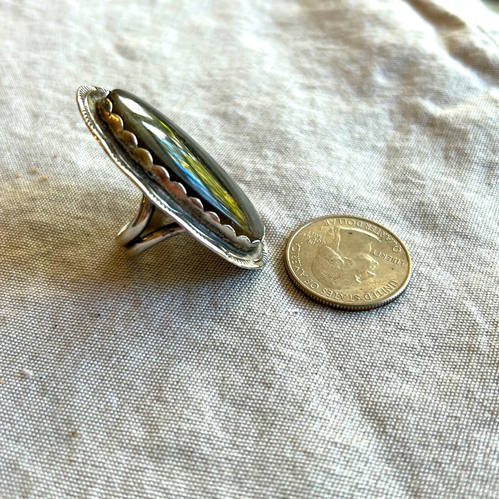 Large Moonstone Ring - image 6